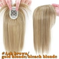thumbnail image 2 of SEGO Clip in Hair Extensions Hair Topper for Women with Thin Air Bangs Synthetic Toupee for Loss Thinning Hair, 2 of 6
