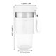 thumbnail image 3 of Licuadoras portátiles de 350ml de tamaño Personal, exprimidor eléctrico Usb, fruta, batido, máquina mezcladora de alimentos para bebés con 2 cuchillas actualizadas oso de fresa Hogar, 3 of 5