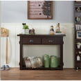 thumbnail image 3 of Furniture of America Table de Console Devin en Noyer, 3 of 4