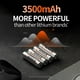 thumbnail image 2 of Batería NINMAX de litio AA, 3500 mAh, 1,5 V, paquete de 8 unidades, no recargable, 2 of 6