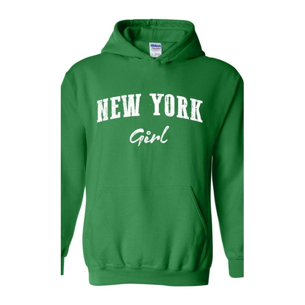 IWPF Unisex New York City Girl Hoodie Sweatshirt