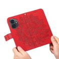 thumbnail image 2 of For Honor 400 Case Floral Pattern PU Leather Wallet Stand Phone Cover - Green, 2 of 5