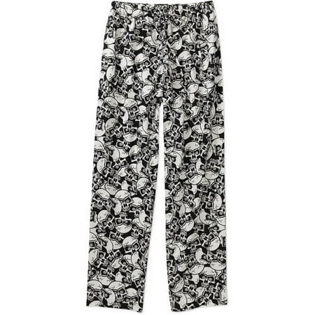 Men's Halloween Poplin Sleep Pants