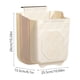 thumbnail image 3 of Bote de Basura Plegable de Pared, Cubo de Almacenamiento Plástico Colgante Telescópico para Cocina/Baño, Diseño Ahorrador de Espacio, Capacidad Ajustable, Blanco/Gris, 21x22x12cm, 3 of 6