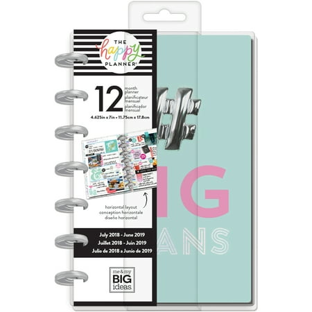 Happy Planner 12-Month Dated Mini Planner 5.125X7.5