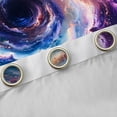 thumbnail image 4 of Manfei Beauty Colorful Galaxy Black Out Curtains,Starry Sky Curtains Pack of 2 (42x63 Each),Modern Aesthteic Art Bedroom Curtains For Girls Kids,Microfiber Bedroom Decor, 4 of 6