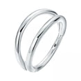 thumbnail image 1 of Anillos para la nariz,Aro para la nariz de acero inoxidable Anillos para el tabique del aro,Pendiente de aro para la nariz abierto doble para mujer,Pendiente en forma de accesorios de, 1 of 8