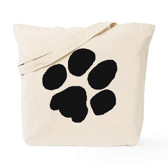 CafePress - Pawprint Tote Bag - Unisex Canvas Tote Bag, Beige, 1-Piece