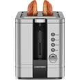 thumbnail image 1 of Chefman 2-Slice Toaster w/ Extra Wide Slots, 7 Shade Settings, Bagel Function - Stainless Steel, New, 1 of 9