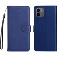 thumbnail image 5 of case for Xiaomi Redmi A1 Wallet Phone Case with Card Holder for Women, Redmi A1 Case Luxury Simple Solid Color PU Leather Flip Case Cover for Xiaomi Redmi A1 CS Blue, 5 of 18