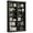 Fine Linen Black, variant on 6-Tier Double Wide Bookshelves, Freestanding Display Storage Shelves, Tall 6 Tier Large Bookcases for Living Room Office