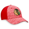 thumbnail image 3 of Men's Fanatics Red Chicago Blackhawks Defender Flex Hat, 3 of 4