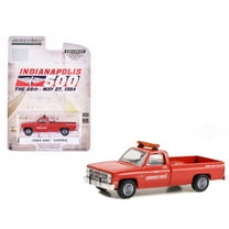 1984 GMC Sierra Pickup Truck "68th Annual Indianapolis 500 Mile Race Emergency Vehicle" Red "Hobby Exclusive" Series 1/64 Diecast Model Car by Greenlight