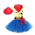 thumbnail image 2 of MIRUXO Cowgirl Costume Tutu Dress Set with Red Bandana and Hat, 3-Piece Anime Cosplay Outfit for Halloween Theme Party, Stage Performance and Dress Up, 2 of 9