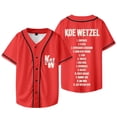 thumbnail image 1 of Koe Wetzel 9 Lives Album Merch Veste de Baseball T-Shirts Unisexes Mode Décontractée Manches Courtes Tee, style 5, TG, 1 of 5
