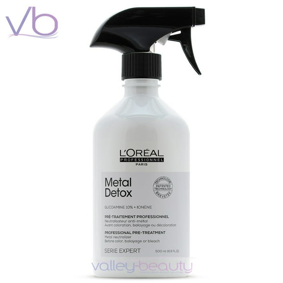 L’Oreal Professionnel Serie Expert Metal Detox Pre-Treatment | Neutralizing Spray Before Color, Balayage or Bleach, 500ml