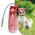 thumbnail image 2 of CSChome Portable Pet Drinking Bottle 550ML Pet Water Dispenser Portable Leak-Proof Foldable Quick Discharge Outdoor Travel, 2 of 7