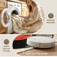 thumbnail image 5 of ODIKA 8'x10' Washable Area Rug Record Vinyl Retro Music Concentric Groove Ring Shaped Round for King Size Bedroom Under Bed, Master Suite, Non-Shedding, Easy Care, 5 of 7