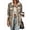 Apricot Color, variant on Women' Corduroy Leopard Jacket Button Down Long Sleeve Blouses Fall Jacket Casual Coat Apricot Color M