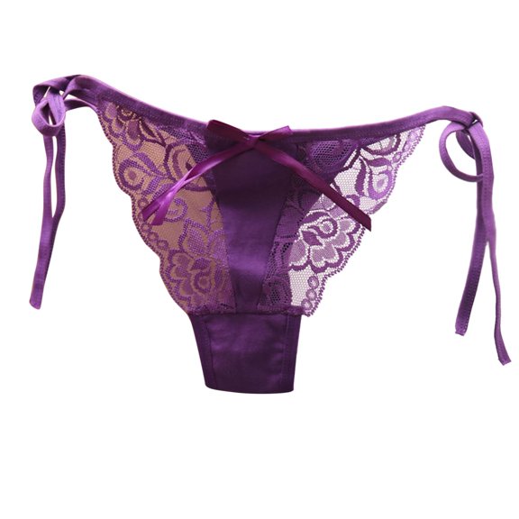 Vedolay Womens Briefs Seamless Underwear for Women No Show Panties Feel Air Invisibles Bikini Panties,Purple One Size