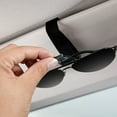 thumbnail image 4 of Sunglass Holder for Car Sun Visor, Glasses Holder Clip Hanger Eyeglasses Mount for Car with Ticket Card Clip, 1 Pcs, 2.75x0.98x0.98", 4 of 8