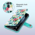thumbnail image 2 of ULAK iPhone 11 Pro Max Wallet Case for Women Girls, Kickstand Leather Flip Shockproof Folio Phone Case with Card Holder for Apple iPhone 11 Pro Max, Mint Flora, 2 of 6