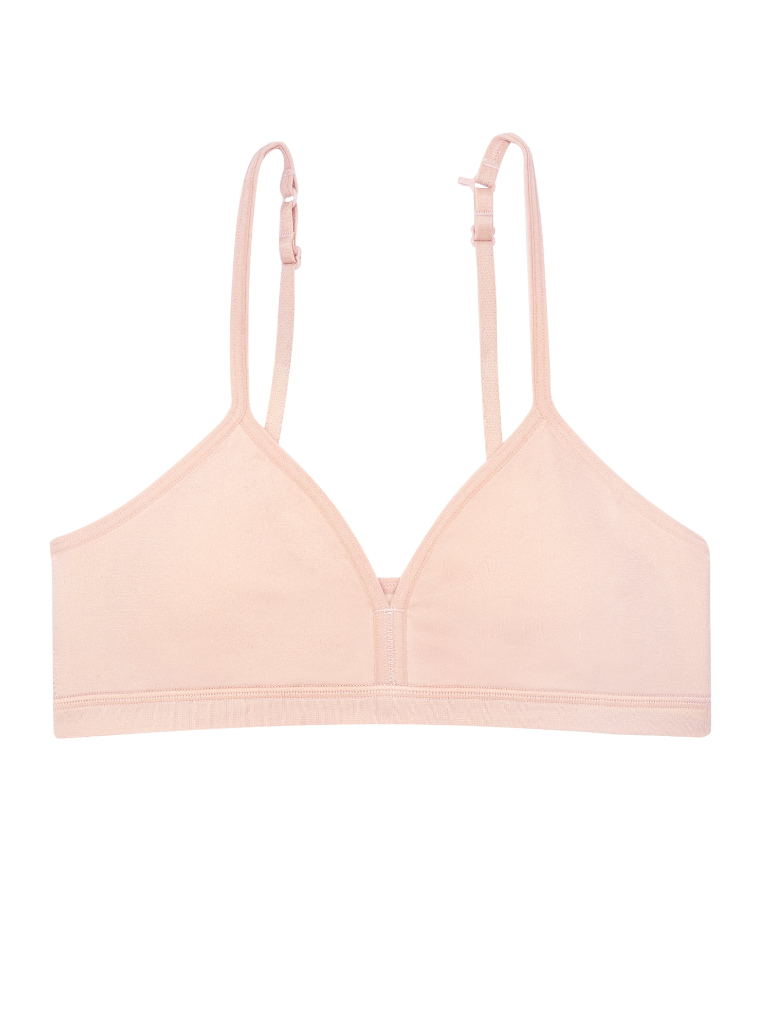 Wonder Nation Girls 4-18 Smooth Bralette, 2 Pack