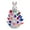 White, variant on Easter Decorations Clearance! Easter Tree Topper & Bunny Lamp: Features A Ceramic Bunny Figurine with A Glowing Led Lamp Doubling as A Festive Easter Tree Topper Or Standalone Night Light.