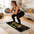 thumbnail image 4 of Squat Mat with Position Guide 35x80cm Diatomaceous Earth Rubber Non Slip Portable for Home Yoga Abs Squats Lunges Core Training, 4 of 4