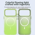 thumbnail image 3 of Allytechgroup Protective Case Cover for Apple iPhone 15 Pro Max, Magnetic Back Cover Anti-Scratch Shock-Absorbent Anti-Fingerprint Support Wireless Charging Lightweight Non-Slip Bumper, Green, 3 of 7