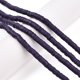 thumbnail image 2 of Flat Round Handmade Polymer Clay Bead Spacers DarkSlate Blue 4x1mm Hole: 1mm about 380~400pcs/strand 17.7 inch, 2 of 7