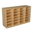 thumbnail image 3 of Childcraft Mobile Cubby Unit, 24 Clear Trays, 47-3/4 x 14-1/4 x 30 Inches, 3 of 3
