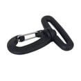 thumbnail image 2 of Percha de La Hebilla Del Gatillo de Los Clips Plásticos de Los Ganchos Del Perro de 38m M para El Bolso de La Del Bolso Zulema Plástico 38mm Rotary Correa Mochila Bolsa Gancho Corchete Clip Hanger Negro, 2 of 8