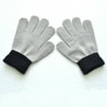 thumbnail image 2 of Krdevn Children Kids Magic Winter Gloves Colorblock Full Finger Warm Knitted Gloves, 2 of 2