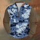 thumbnail image 1 of Blusas y camisas de manga larga con cuello redondo para hombre, sudadera con capucha de cuello redondo con cremallera y estampado, sudaderas de manga larga, blusa de poliéster para hombre, 1 of 4