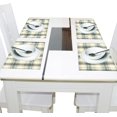 thumbnail image 4 of Ryvnso Placemats Set of 4 Tartan Checkered Dining Mats Heat-Resistant Non-Slip Washable Table Mat, 4 of 8