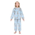 thumbnail image 2 of Fluffy Pajamas Set Fuzzy Winter Warm Pj Sets Pullover Tops and Long Pants Cute Koala Pattern Medium, 2 of 8