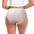 thumbnail image 3 of Womens Underwear Glitter Light Pearl Cuteness No Show Seamless Underwear for Women, Soft Stretch Women's Panties, Hipster Ladies Panties Bikini Underwear Briefs, 3 of 6