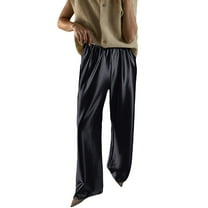 Women's Casual Pants High Waist Relaxed Fit Trousers Comfortable Loose Straight Leg Wide Leg Pants Ideal For All Seasons