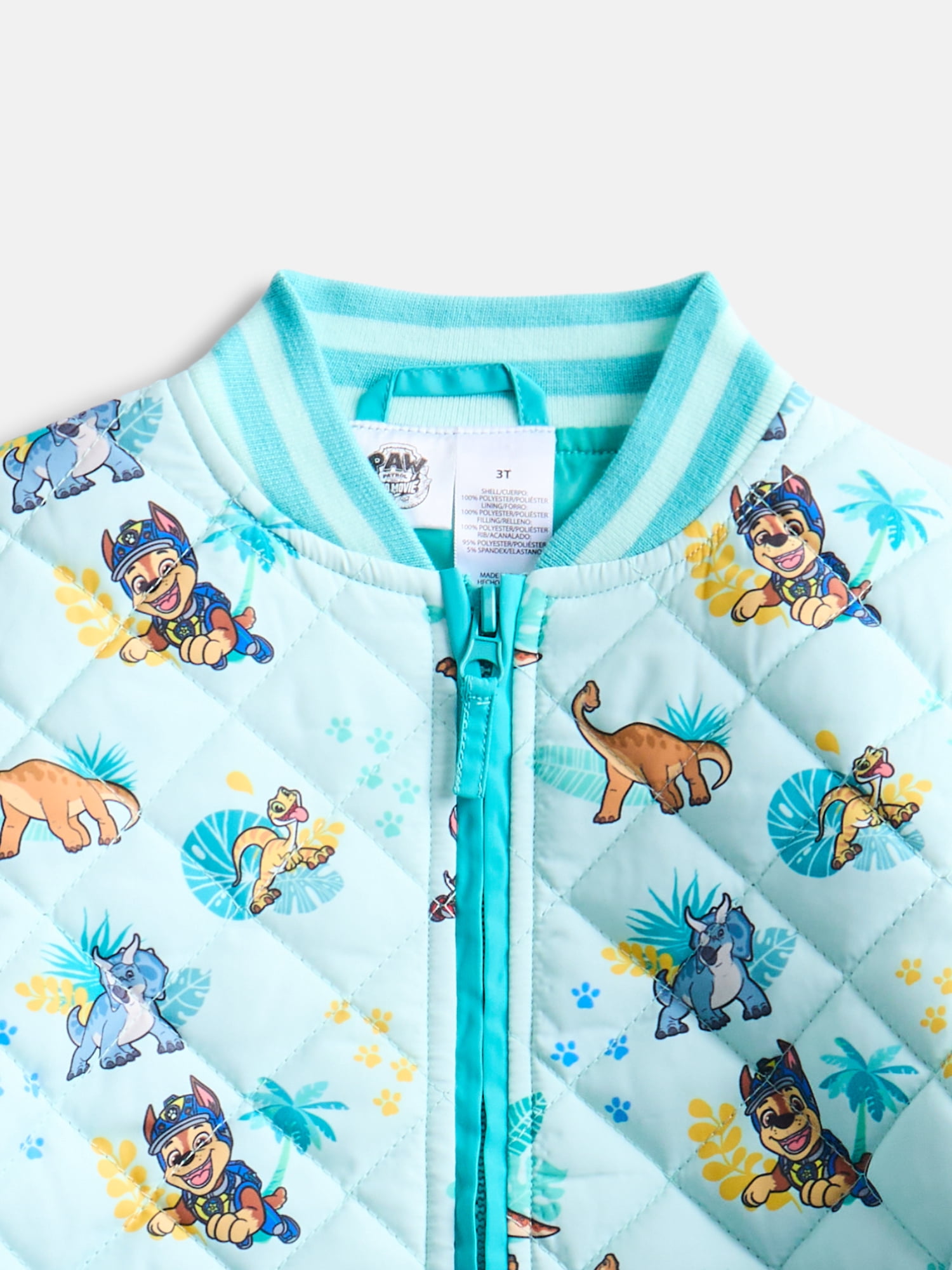 Paw Patrol Toddler Boys Quilted Bomber Jacket, Sizes 12M-5T