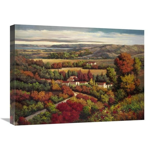 18 x 24 in. Villagio Distante II Art Print - Lazzara