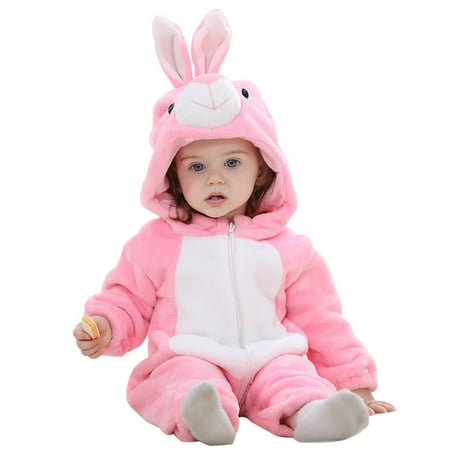 

NIUREDLTD Babys Girls Boys Spring Winter Rabbit Long Sleeve Romper Jumpsuit Clothes