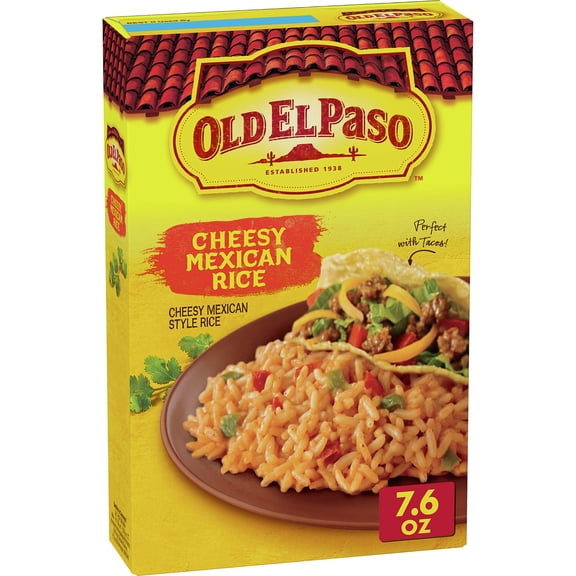 2X - Old El Paso Cheesy Mexican Rice, 7.6 Oz.