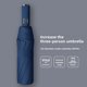 thumbnail image 3 of Paraguas automático extragrande y grueso, resistente, de goma negra, plegable, para hombre, parasol soleado, 3 of 6