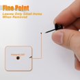 thumbnail image 3 of Clavos KURUI de doble cabeza, 60 piezas, acero negro, 2 cm, 3 of 9