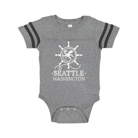 

Inktastic Seattle Washington Octopus Gift Baby Boy or Baby Girl Bodysuit