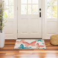 thumbnail image 3 of Yayeee Doormat for Indoor Entrance 32" x 20" Non Slippery Floor Rug, Watercolor Butterflies, 3 of 8