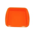 thumbnail image 3 of Ounissouiy Molde cuadrado de silicona para pasteles, bandeja para dulces de brownies, Flapjacks, mango antideslizante, herramienta para hornear pasteles de Herramientas y accesorios para hornear, 3 of 8