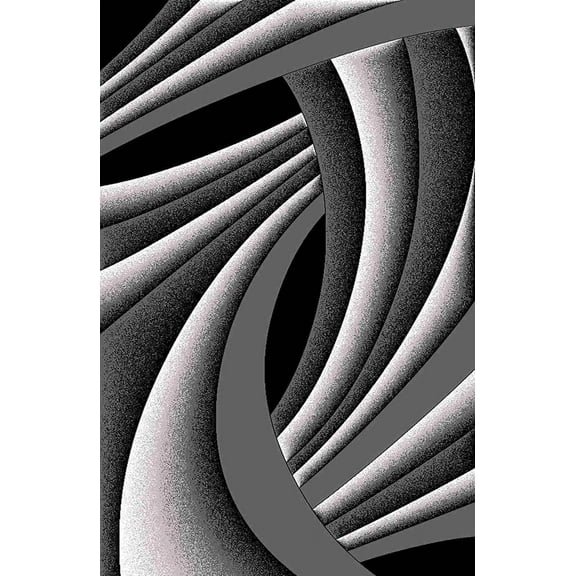 Premium Rug Design 11219 - 7'8"x10'8", Grey