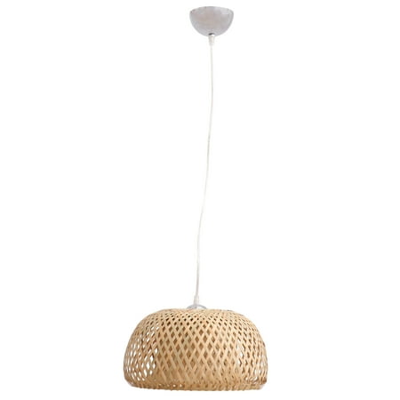 

1pc Bamboo Weaving Indoor Ceiling Light Southeast Asian Style Ceiling Light